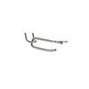 Azar Displays 2" Metal Wire Flip Scan Hook (.148" Dia.), PK50 700832